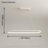 WOMO Long Oval Chandelier-WM2446 thumbnail