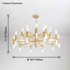 WOMO Modern Candle Chandelier-WM2447 thumbnail