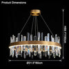 WOMO Round Crystal Chandelier-WM2485a thumbnail