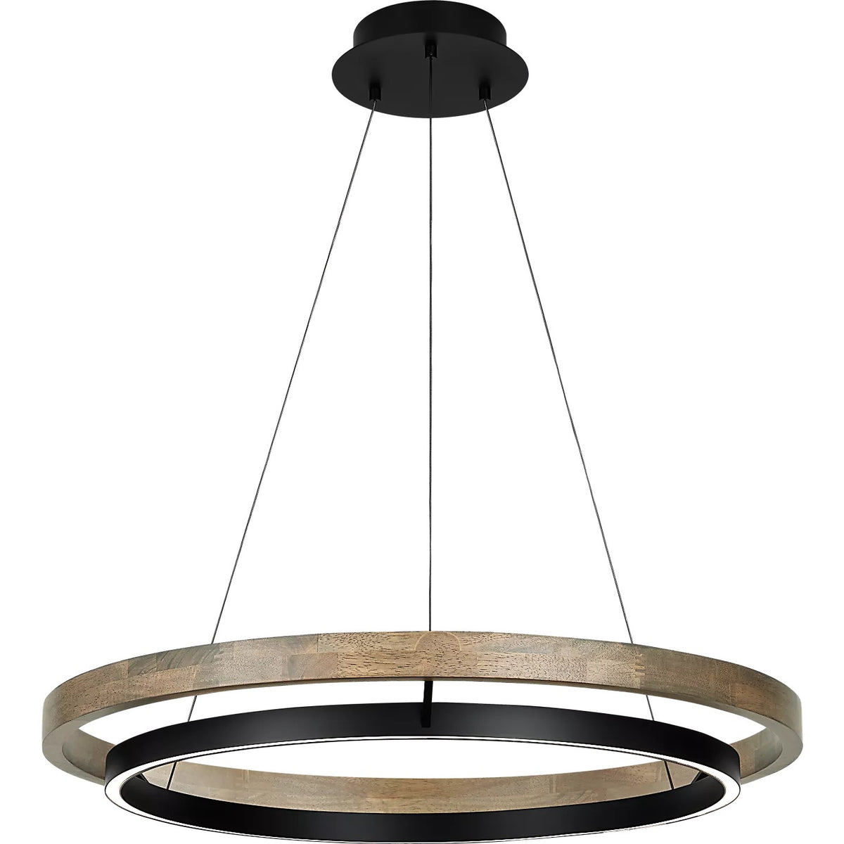 WOMO Circular Led Wood Chandelier-WM2492