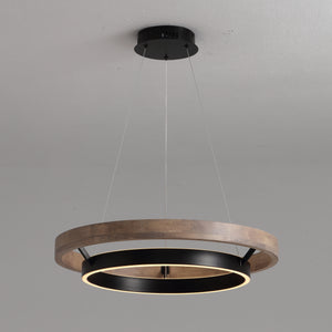 WOMO Circular Led Wood Chandelier-WM2492