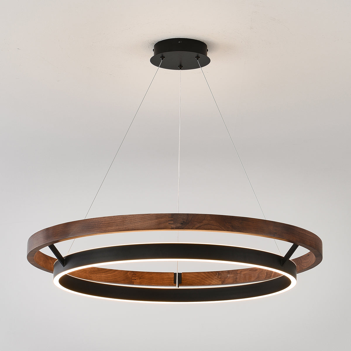WOMO Circular Led Wood Chandelier-WM2492