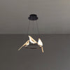 WOMO Gold Bird Round Chandelier-WM2512d thumbnail