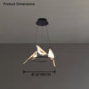 WOMO Gold Bird Round Chandelier-WM2512d thumbnail