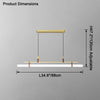 WOMO Rod Linear Led Pendant Light-WM2560 thumbnail