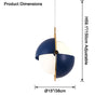 WOMO Adjustable Glass Globe Pendant Light-WM2563 thumbnail