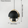 WOMO Adjustable Metal Globe Pendant Light-WM2564 thumbnail