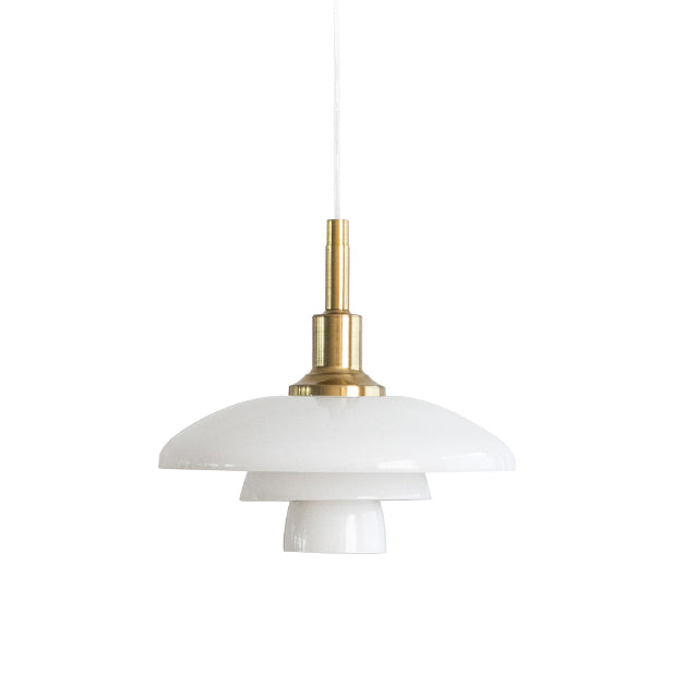 WOMO Danish Designer Milk Glass Pendant Lamp-WM2116