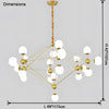 WOMO Sputnik Sphere Chandelier-WM2704 thumbnail