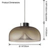 WOMO Colored Glass Round Pendant Light-WM2784 thumbnail