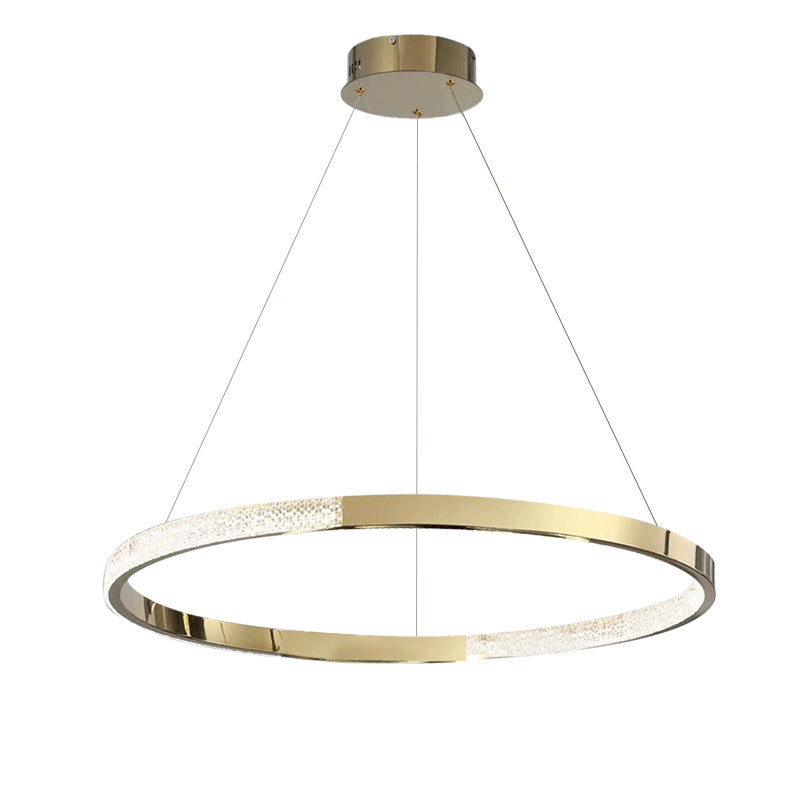 WOMO Gold Ring Led Chandelier-WM2795