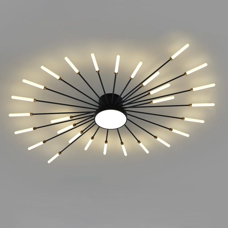 WOMO Firework Sunburst Flush Mount Ceiling Light-WM1001