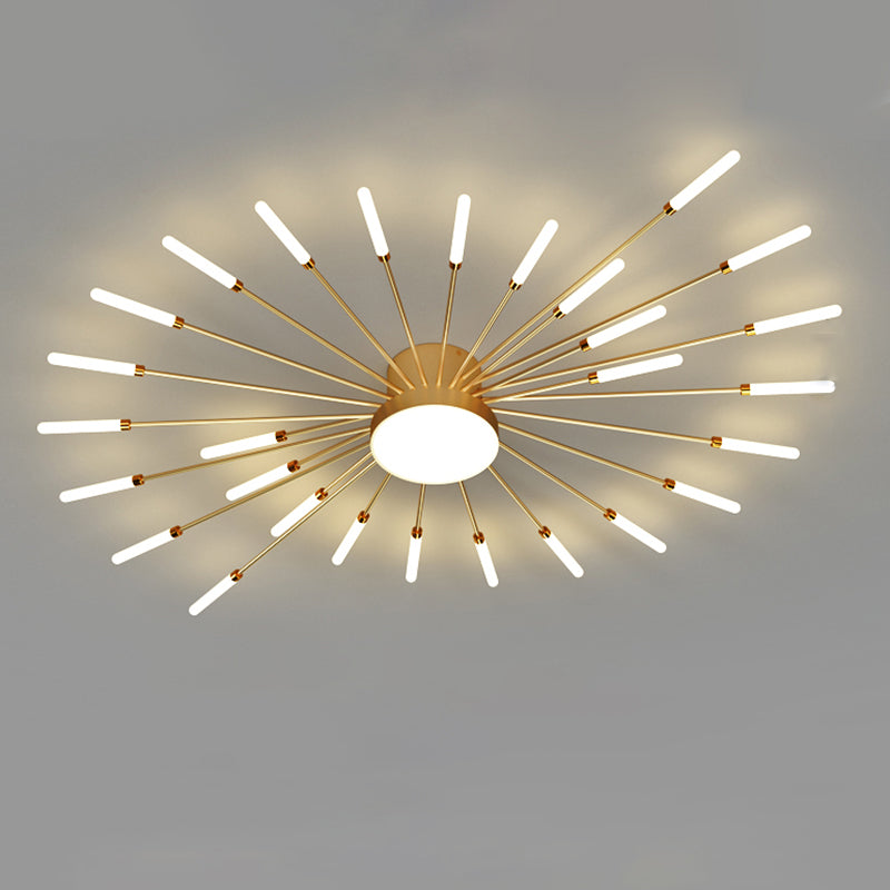 WOMO Firework Sunburst Flush Mount Ceiling Light-WM1001