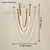 WOMO Ribbon Leather Chandelier-WM2908 thumbnail