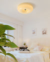 WOMO Round Milk Glass Flush Mount Ceiling Light-WM1134 thumbnail