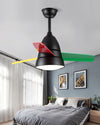 WOMO 3 Blade Tapered Ceiling Fan Lamp-WM5099 thumbnail