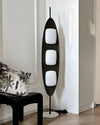 WOMO Modern Wood Oval Floor Lamp-WM7080 thumbnail