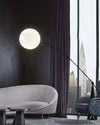 WOMO Glass Globe Cantilever Floor Lamp-WM7129 thumbnail