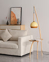 WOMO Hanging Wood Floor Lamp with Table-WM7130 thumbnail