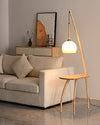 WOMO Hanging Wood Floor Lamp with Table-WM7130 thumbnail