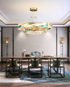 WOMO Enamel Round Brass Chandelier-WM2335 thumbnail