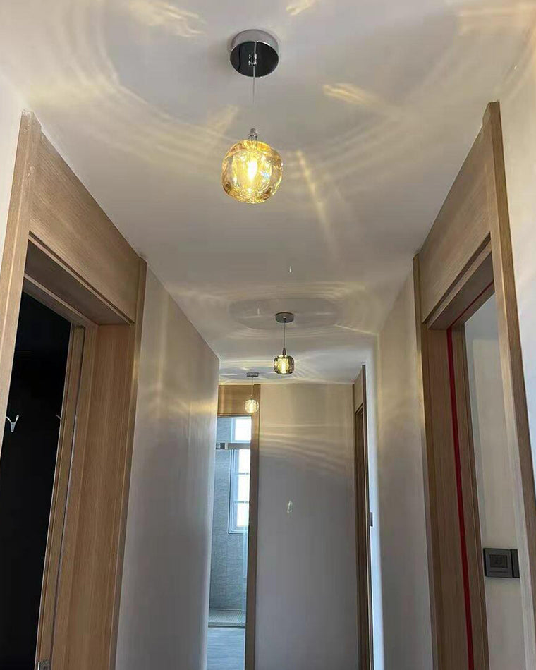 WOMO Colored Glass Multi Pendant Chandelier-WM2111a