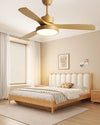 WOMO 3 Blade Modern Ceiling Fan Lamp-WM5123 thumbnail