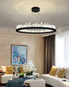 WOMO Rock Crystal Circular Led Chandelier-WM2715 thumbnail