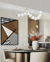 WOMO Pearl Brass Globe Dining Room Chandelier-WM2102a thumbnail