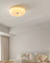 WOMO Round Milk Glass Flush Mount Ceiling Light-WM1134 thumbnail