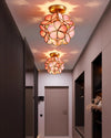 WOMO Tiffany Floral Ceiling Light-WM1128 thumbnail