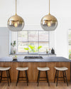 WOMO Coloured Glass Globe Pendant Light-WM2500 thumbnail