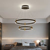 WOMO Tiered Black Rings Chandelier-WM2172 thumbnail