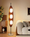 WOMO Modern Wood Oval Floor Lamp-WM7080 thumbnail