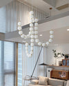 WOMO Pearl Brass Globe Chandelier-WM2102e thumbnail