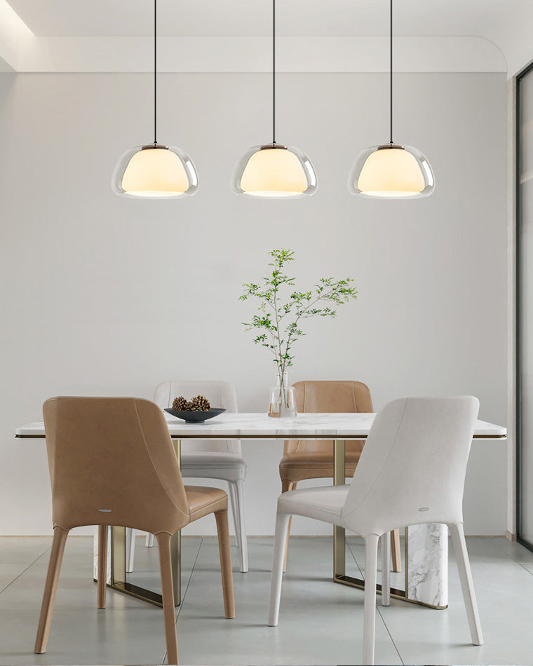 WOMO Glass Dome Pendant Light-WM2537