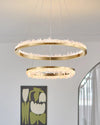 WOMO Rock Crystal Circular Led Chandelier-WM2715 thumbnail