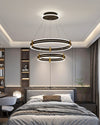 WOMO Tiered Black Rings Chandelier-WM2172 thumbnail