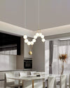 WOMO Pearl Brass Globe Dining Room Chandelier-WM2102c thumbnail