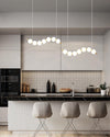 WOMO Pearl Globe Brass Dining Room Chandelier-WM2102d thumbnail