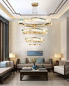 WOMO Enamel Tiered Round Chandelier-WM2336 thumbnail