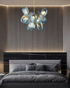 WOMO Peacock Blue Art Glass Chandelier-WM2213b thumbnail