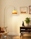 WOMO Hanging Bamboo Arc Floor Lamp-WM7133 thumbnail