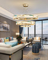 WOMO Enamel Tiered Round Chandelier-WM2336 thumbnail