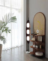 WOMO Modern Wood Oval Floor Lamp-WM7080 thumbnail
