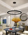 WOMO Rock Crystal Circular Led Chandelier-WM2715 thumbnail