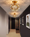 WOMO Tiffany Floral Ceiling Light-WM1128 thumbnail