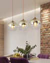 WOMO Coloured Glass Globe Pendant Light-WM2500 thumbnail