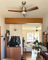 WOMO Mid Century Modern Ceiling Fan Lamp-WM5117 thumbnail