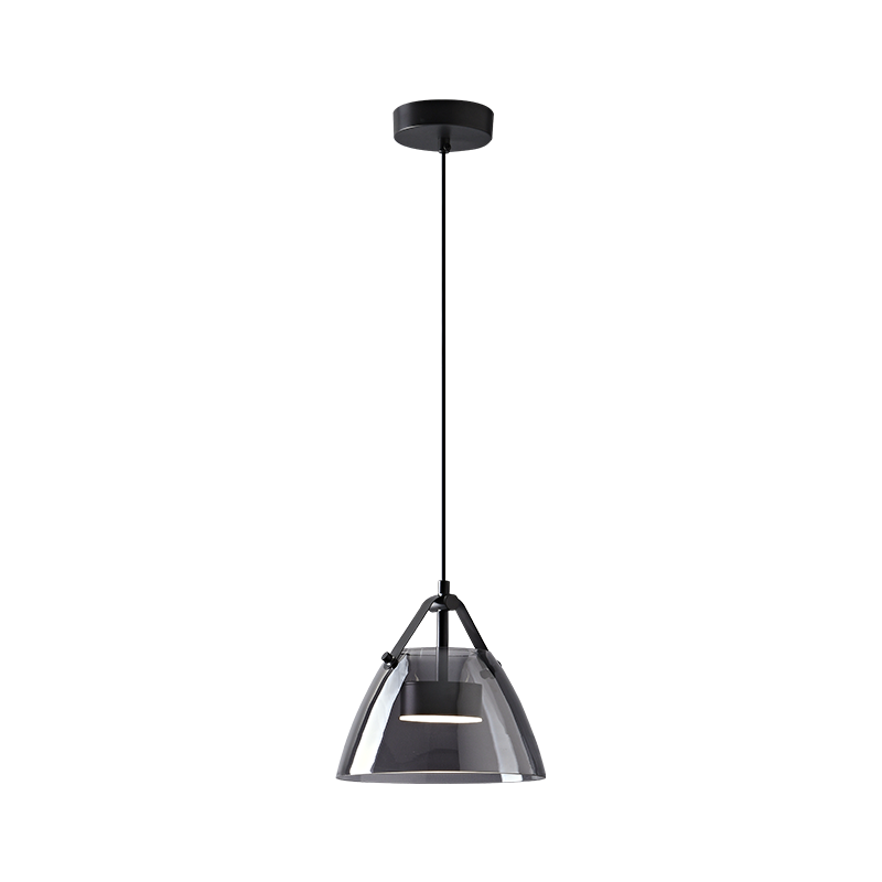 WOMO 3 Light Smoked Glass Pendant Light-WM2238